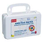 ANSI 10-Unit, 64-Piece Unitized First Aid Kit w/ Gasket, Plastic